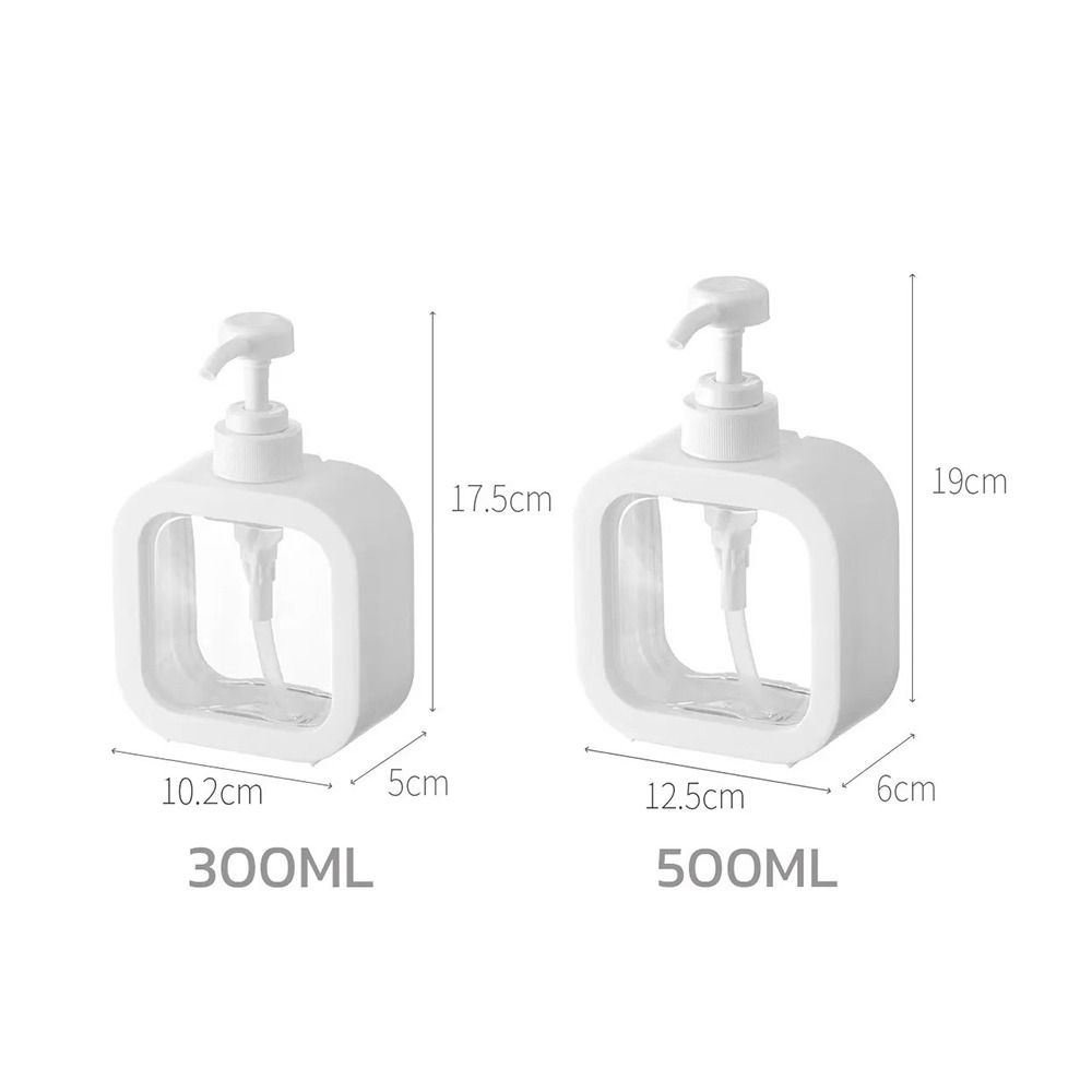 Refillable Soap Dispenser 300/500ML Hand Pump Bottle Durable Empty Container