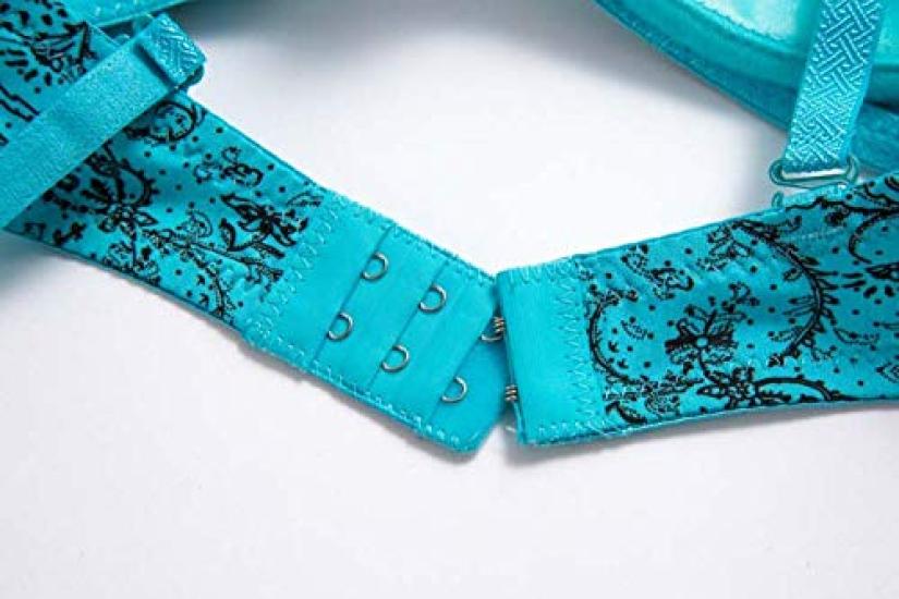 Unigrand Sexy Lingerie Bra and Panty Set (C85/XL, Purple)