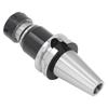 Telescoping Tool Holder with Floating Tap Spring 40cr Alloy Steel Collet Chuck Tapping Tool Holder BT40‑TER25‑100L