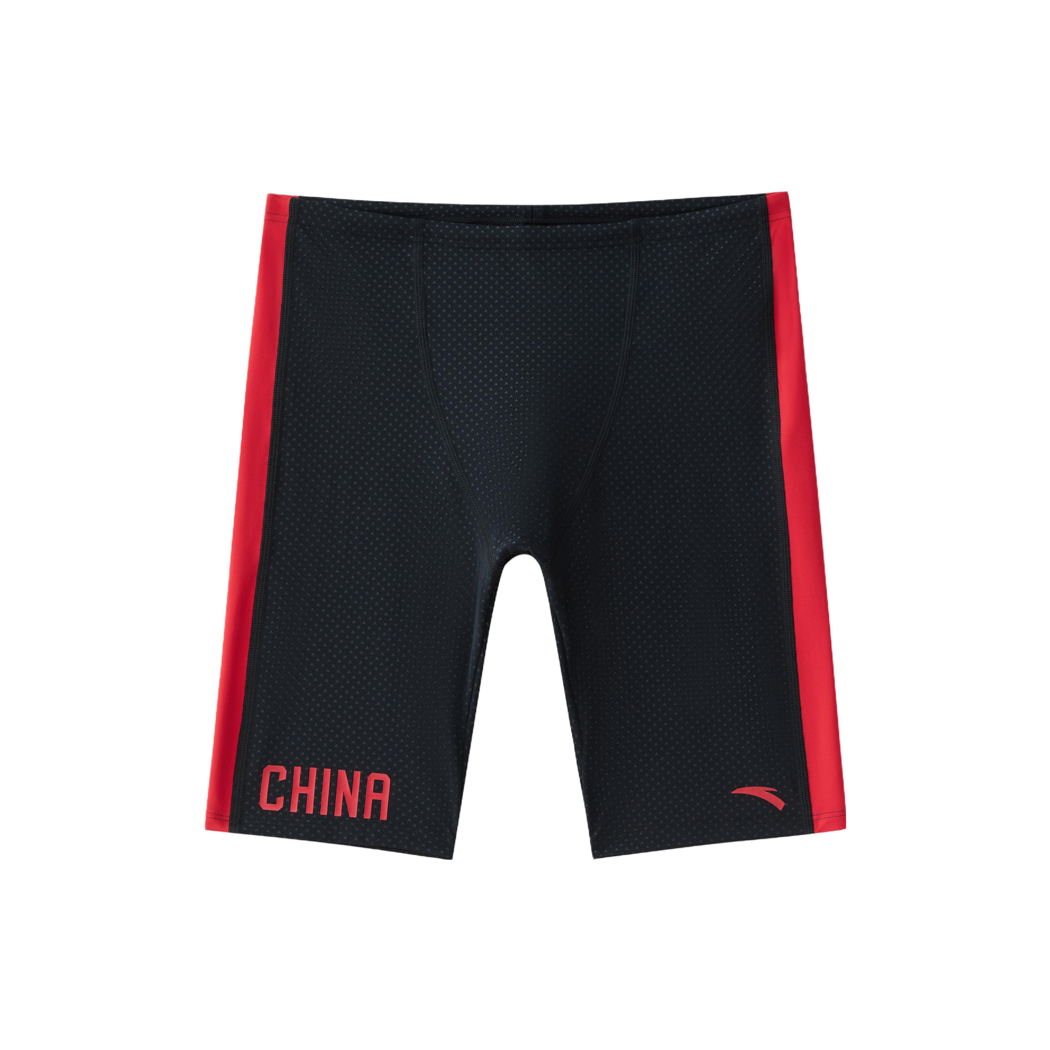 ANTA Swimming Shorts Men s Black Red Moderate 1823531458-2 L