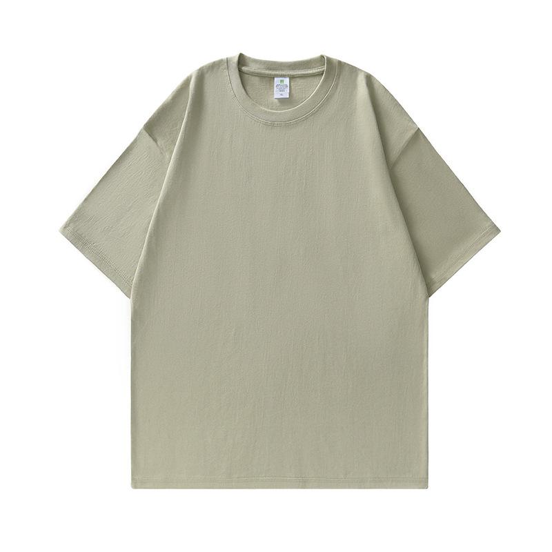 VEZFAA Damenmode Lässig Einfarbig Druck Sommer Frühling Kurzarm O-Ausschnitt Blusen & Hemden