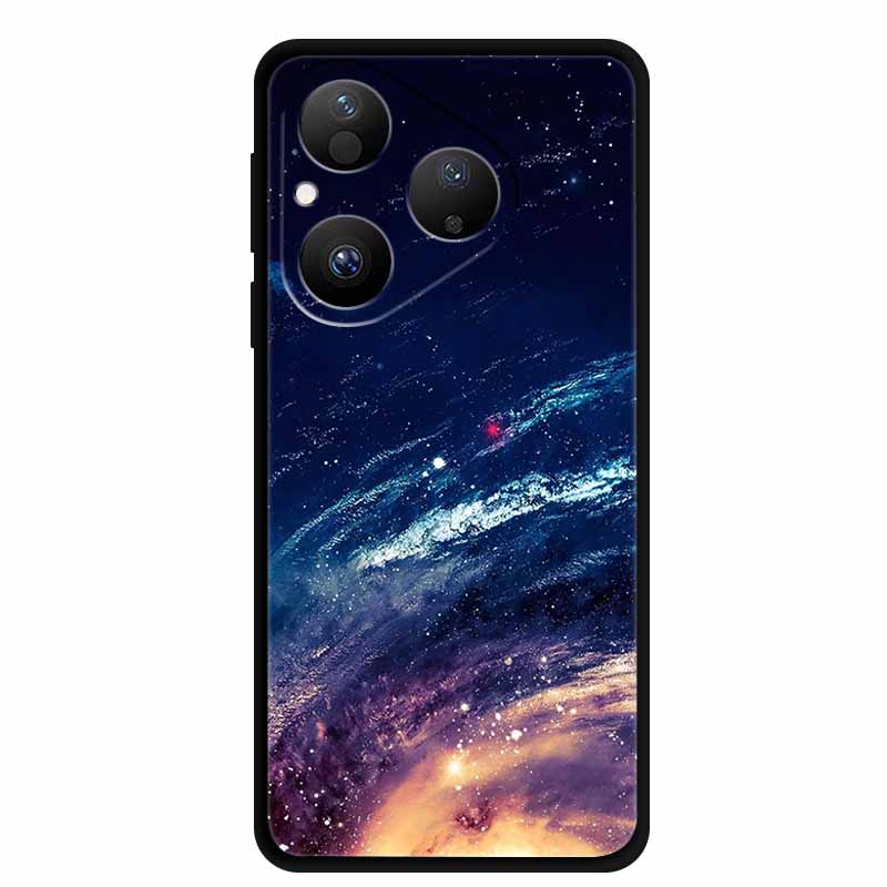 For Huawei Pura 80 5G Case Pura80 Coque Black Silicone Soft Back Cover Case For Huawei Pura 80 2025 Phone Case HED-LX9 Funda Bag