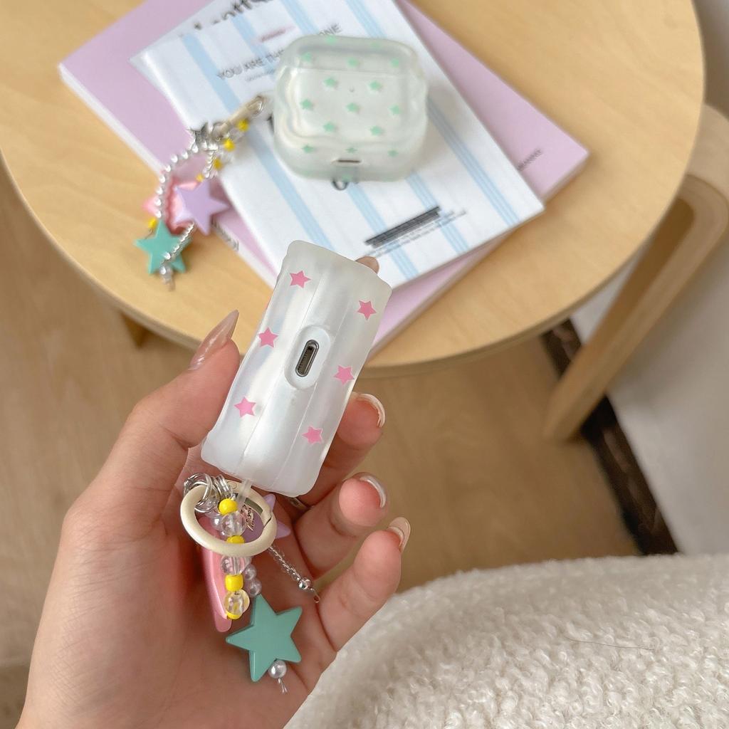 Pink green pentagram for AirPods 1 protective case apple 1/1 generation AirPods pro1 earphone case creative