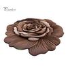 Sunflower Shaped Bath Mat Floor 3D Floral Design Non-Slip Dot-Embossed Backing Quick-Drying Large Rug Plush Carpet Soft Comfort Home Decor Moisture