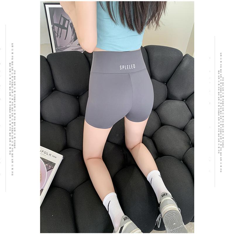 

Брюки с пятиточечной нижней частью из кожи акулы для женской верхней одежды, тонкие защитные брюки с антибликовым покрытием и подъемом бедер, спортивные шорты для йоги, велосипедные брюки 2XL