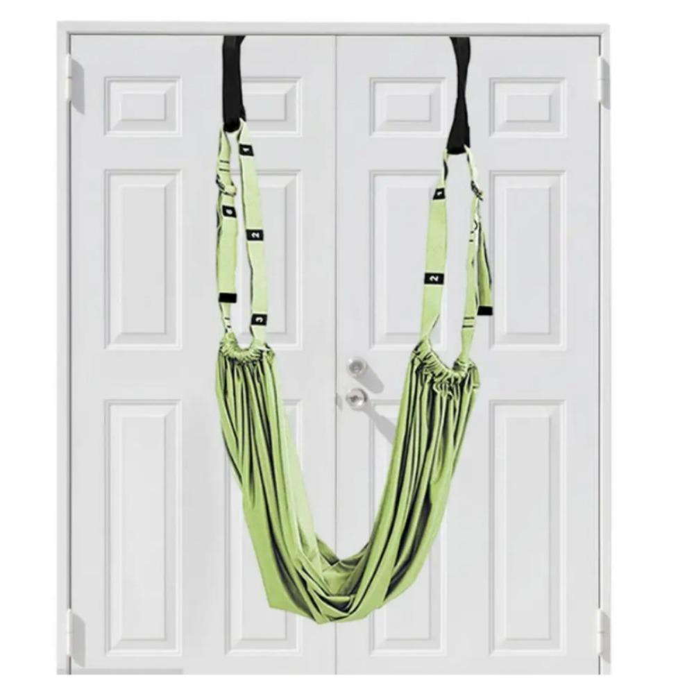 Door Hanging Pull Rope Aerial Yoga Strap Adjustable Female Gym Belt Stretch Leg Splits Trainer