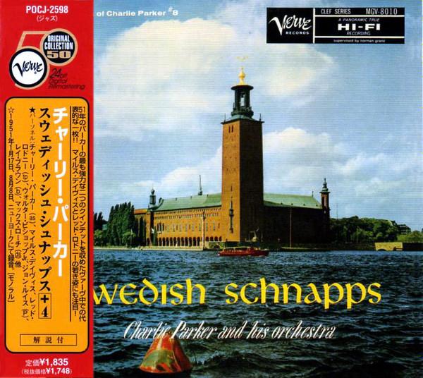 

CD CHARLIE PARKER & HIS ORCHESTRA - Swedish Schnapps POCJ2598PROMO Verve Records 1998 Japan Jazz Used