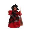 Halloweenská panenka koště čarodějnice obrázek čarodějnice kreativní halloweenská dekorace hororový obrázek čarodějnice dekorace halloweenská čarodějnice