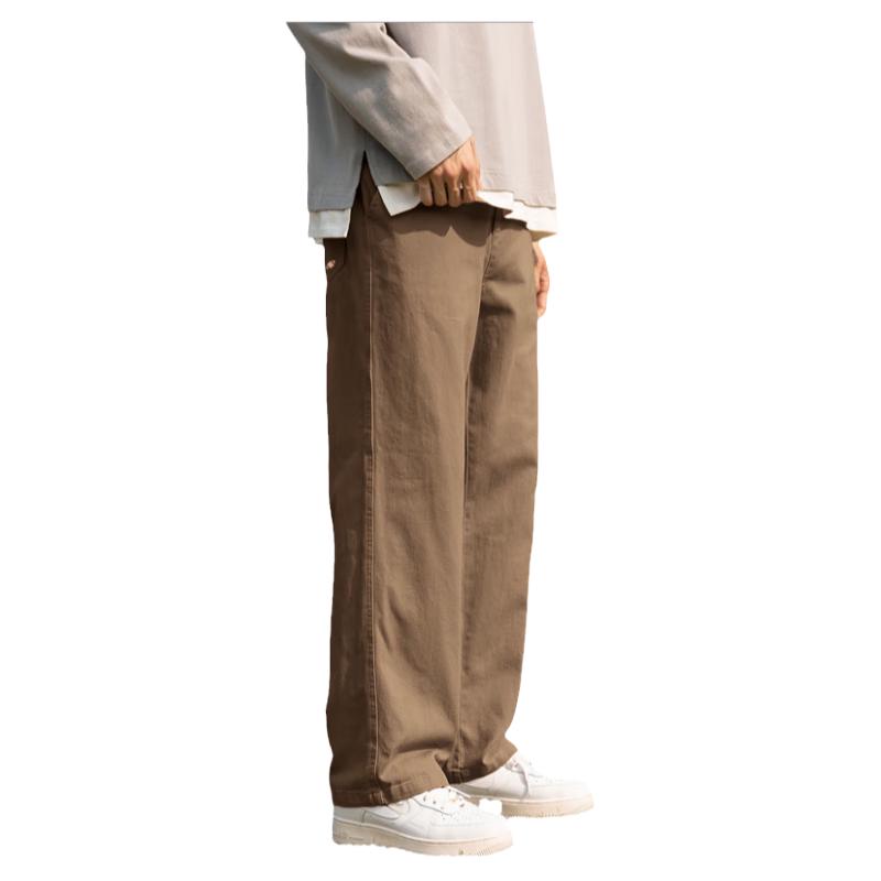 TonLion Men's Loose Straight-Leg Casual Trousers