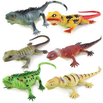 צעצועי לטאה מדומים צעצועי חיות מצחיקים קוליים