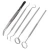 5pcs Professional Oral Health Care Pick Tools Stainless Steel Teeth Cleansing Calculus Remover Tool
