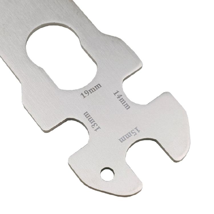 8 in 1 Porous Hexagon Wrench Steel Multifunction Wrench Flat Hexagon Wrench