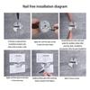 4Pcs Wall Mounted Coat Hook Stainless Steels Coat Hanger Heavy Duty Robes Hook Single Hook for Bag, Towel, Key, Hat