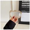 Acrylic box shoulder bag 2025 new fashion transparent jelly bag ins women's chain crossbody bag