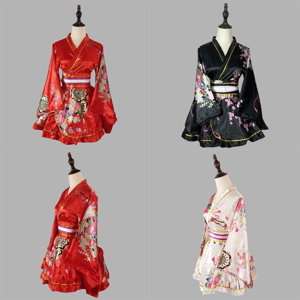 Kimono da Donna Elegante Floreale Stile Tradizionale Cosplay Anime Shooting Fotografico Pigiama" Personaggi)