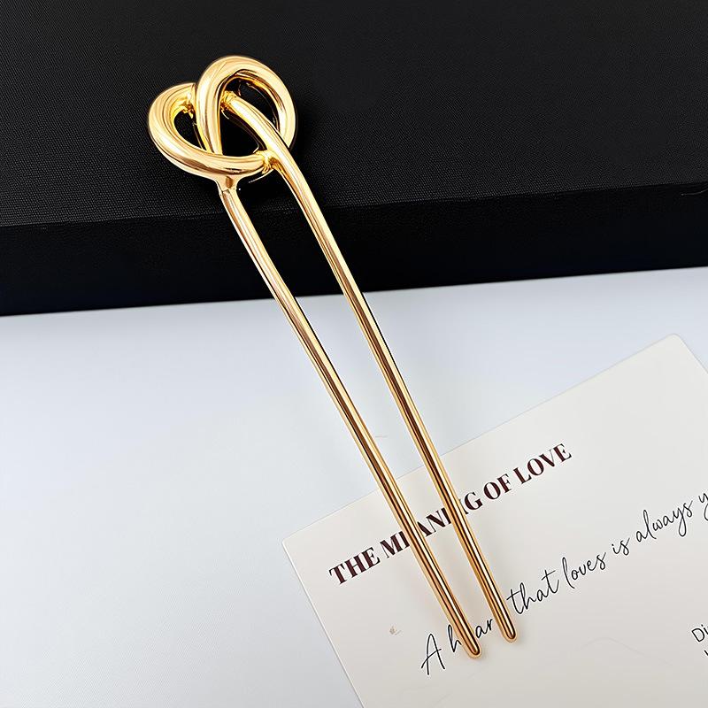 Barrette nœud tendance 2024: Accessoire pour cheveux pour femmes de style simple