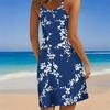Women's Beach Dress Mini Dress  Flower  Print Casual Modern Dress Sleeveless Loose Fit Outdoor Daily Summer