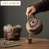Old Rock Mud Boiling Water Kettle Large Capacity Tea Infuser Pot Household Fruit Juice Milk Tea Kettle Chinese Tea Tableware
