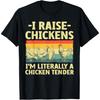 Chicken Gift Chicken Lover Accessories & Stuff Unisex-Adult T-Shirt Black Small Funny Chicken Tender Art Poultry Chicken Farmer T-Shirt
