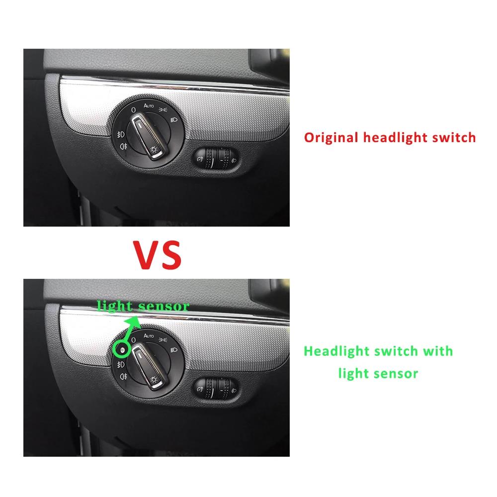Auto Headlight Switch Module for VW Golf 7 6 5 MK6 Mk7 Jetta MK5 Tiguan MK1 MK2 Passat B6 B7 Tuning Polo Santana Tuning Polo