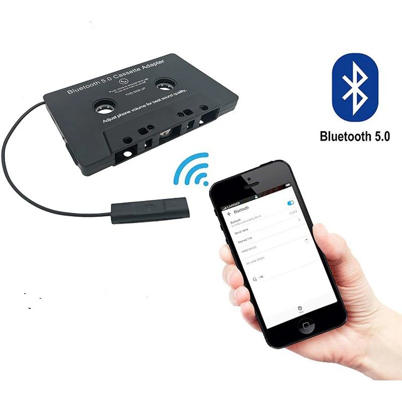 Bluetooth 5.0 Auto Audio Stereo Kassette Fahrzeug Bluetooth Kassettenkonverter Kassettenplayer Auto MP3 Freisprechanlage Telefonbuch Für Iphone