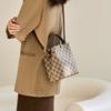 Vintage Women's Handbag 2025 New Monogram Bucket Bag Niche Design Shoulder Bag High-Quality Texture Women's Bag