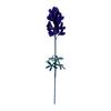 Estaca de Metal para Jardim Phalaenopsis, Escultura de Flor Rústica Arte de Quintal, Ornamento Floral Caprichoso Decorativo Externo de 25,6" para Gramado Pátio Paisagismo