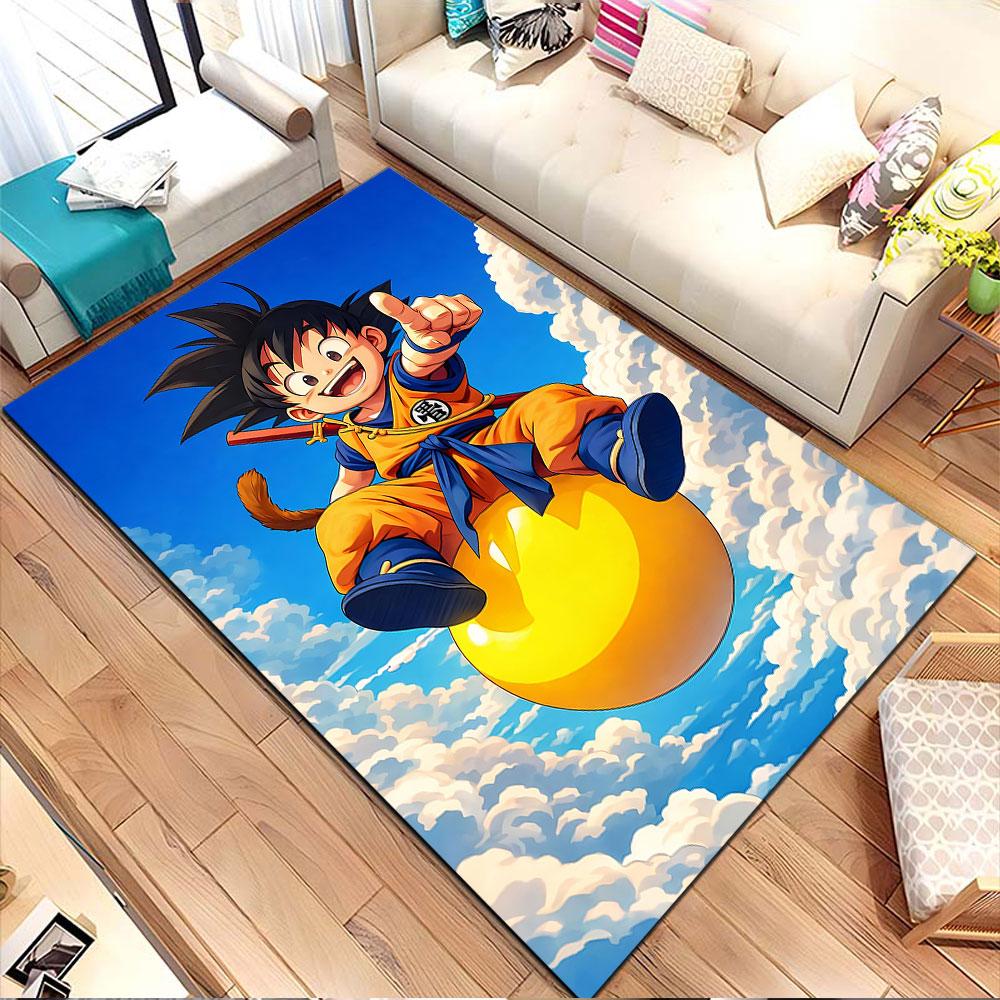 Anime Hero Patterned Carpet, Non Slip Mat Suitable for Living Room and Bedroom Sofas