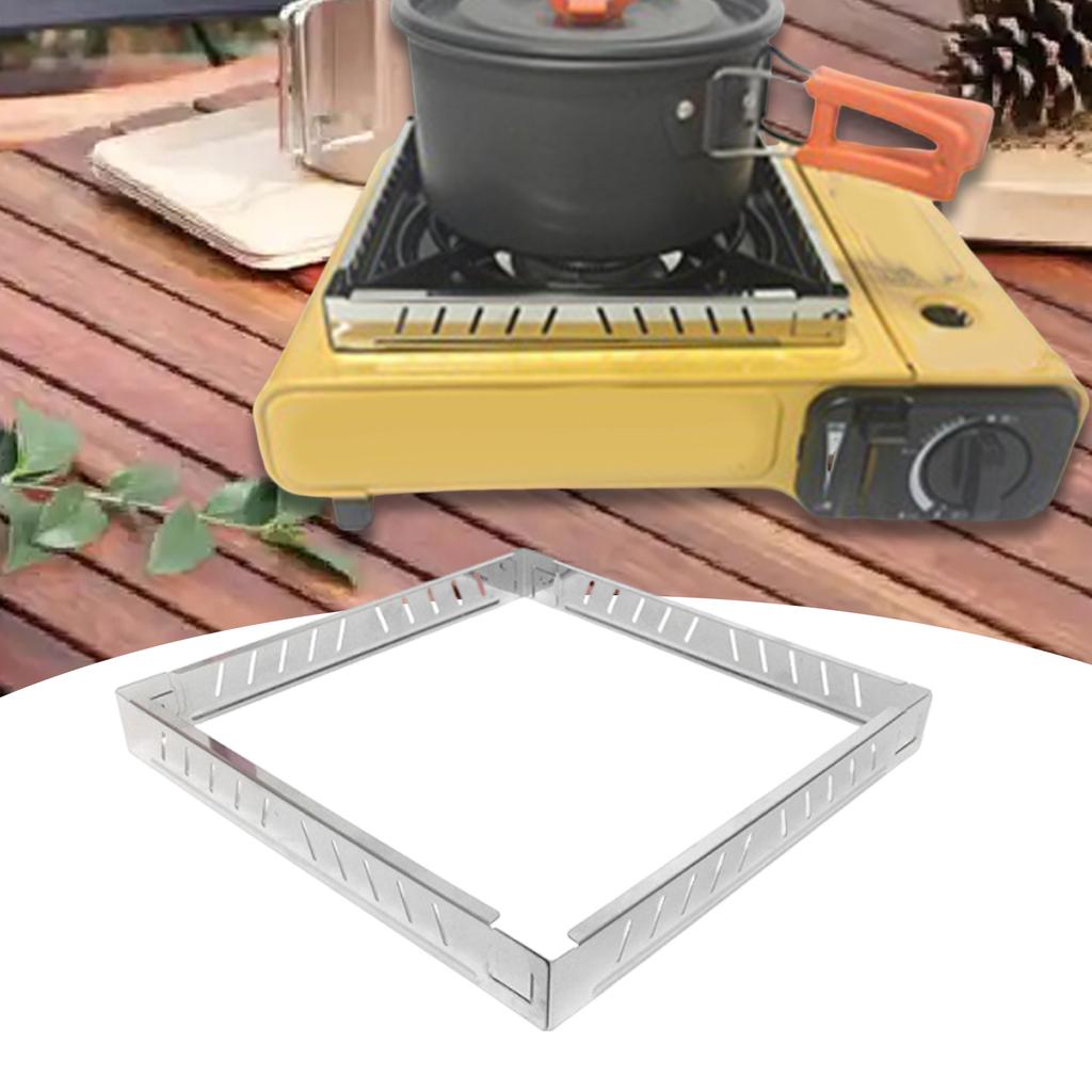 Gas Cooker Stove Windshield Portable Windproof Propane Cooking Burner Wind Blocker for Outdoor Fishing Survival Picnic Hiking