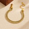 DIEYURO 316L Stainless Steel Golden Three Layers Bracelet Shiny Cubic Zirconia Stackable New Waterproof Jewelry Gift For Women