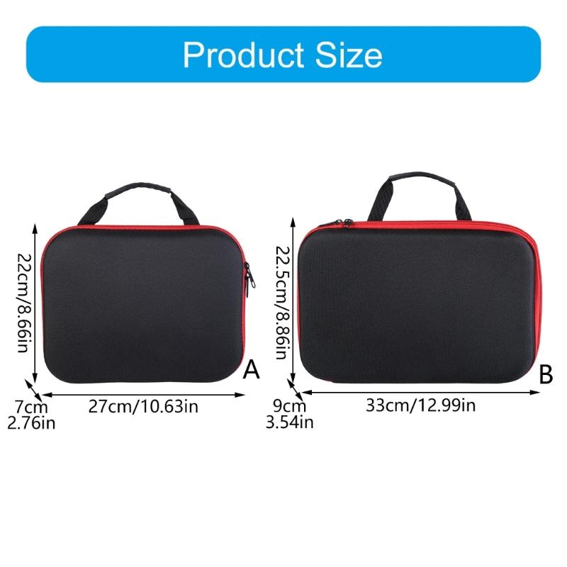 Accessories Storage Case for Electric Grinder Drill, Handheld Tool Storage Bag Tool Carry Pouches Wide Mouth Tool Bag