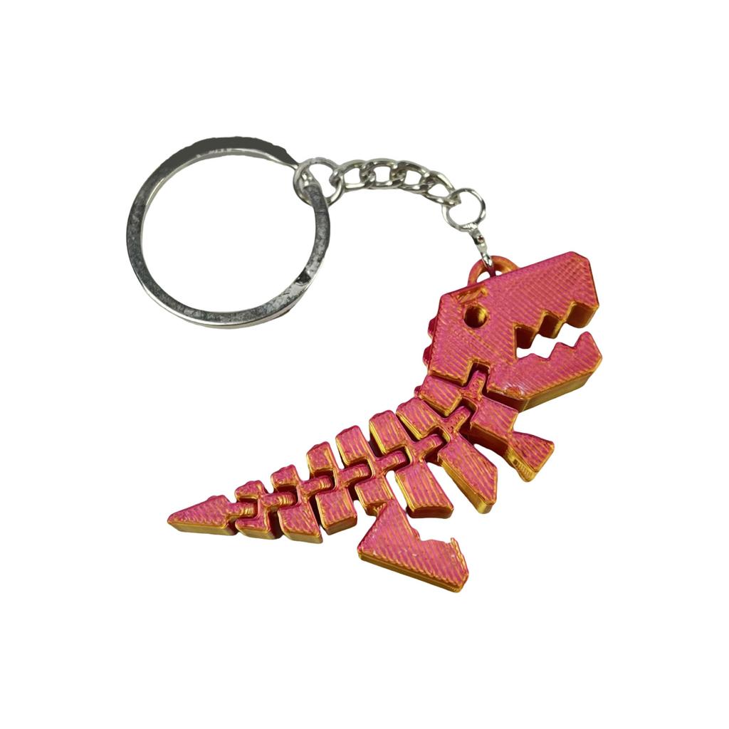 Brelok z dinozaurem drukowany 3D Wszechstronny brelok z dinozaurem 3D Zawieszka Urok Odpowiedni do dekoracji domu lub biura