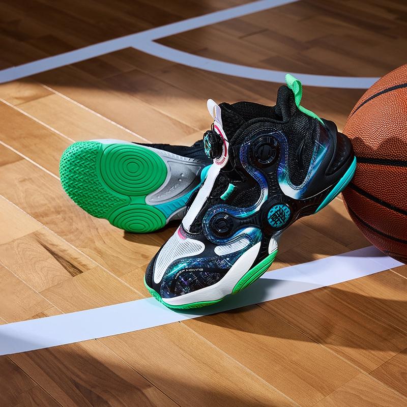 Anta Kids Shape 4.0 Comfortable Versatile Support Durable Breathable Non-Slip Mid-Top Basketball Shoes Kids basketball shoes 312431121-5