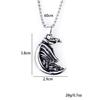 Necklace Retro Flying Dragon Moon Men's Fashion Pendant