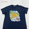 Basic Qlue Boys Navy Space T Shirt Size L Regular Vintage Versatile Soft Fashion Comfortable