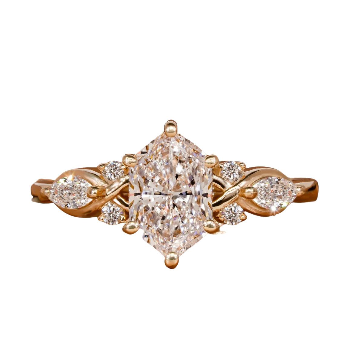 

Tktemu Jewelry Темперамент Стріла Циркон Діамант Палець Мода Обручка no. 10