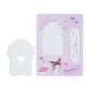 Sanrio Kuromi Cheki Stand (Enjoy Idol) 950220 Acrylic Stand with Heart-Shaped Hole On Back Frame