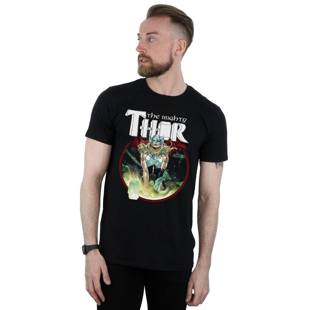 Marvel Mens The Mighty Thor Poster T-Shirt