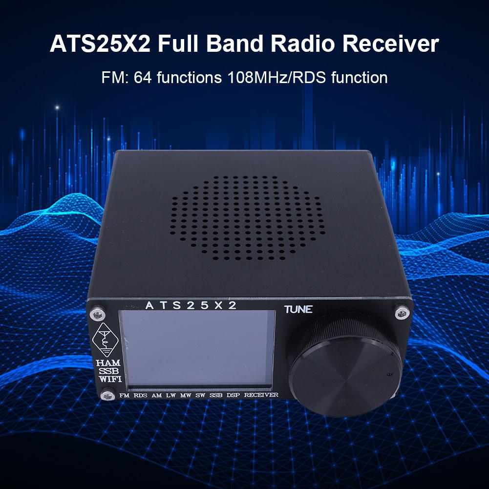 

ATS25X2 All Band Radio 2.4inch Touchscreen Shortwave Frequency Radio Receiver Scanner APP Network WIFI Configuratio Stereo Radio CHINA