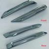 For Daihatsu Tanto  La650s La660s  ABS Chrome Front Rear Fog Light Cover Trim Foglight Lamp Exterior Accessories