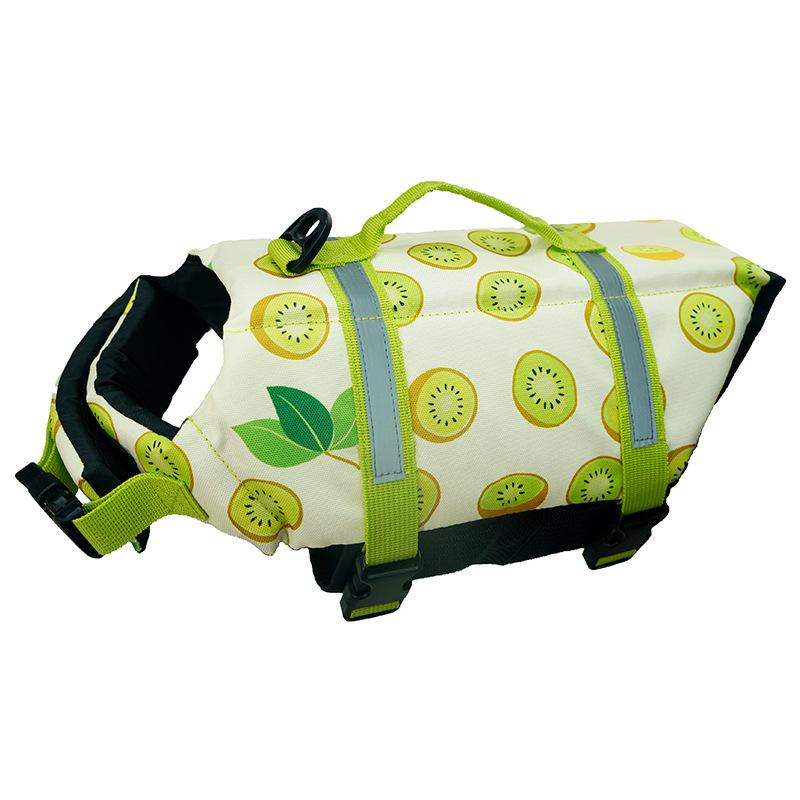 Sommer-Hundeschwimmweste, reflektierend, verstellbar, große Hunde, Badebekleidung, Sicherheitsweste, Surfen, Segelboot, verbesserter Auftrieb, Haustier-Rettungswesten (as the picture,S)
