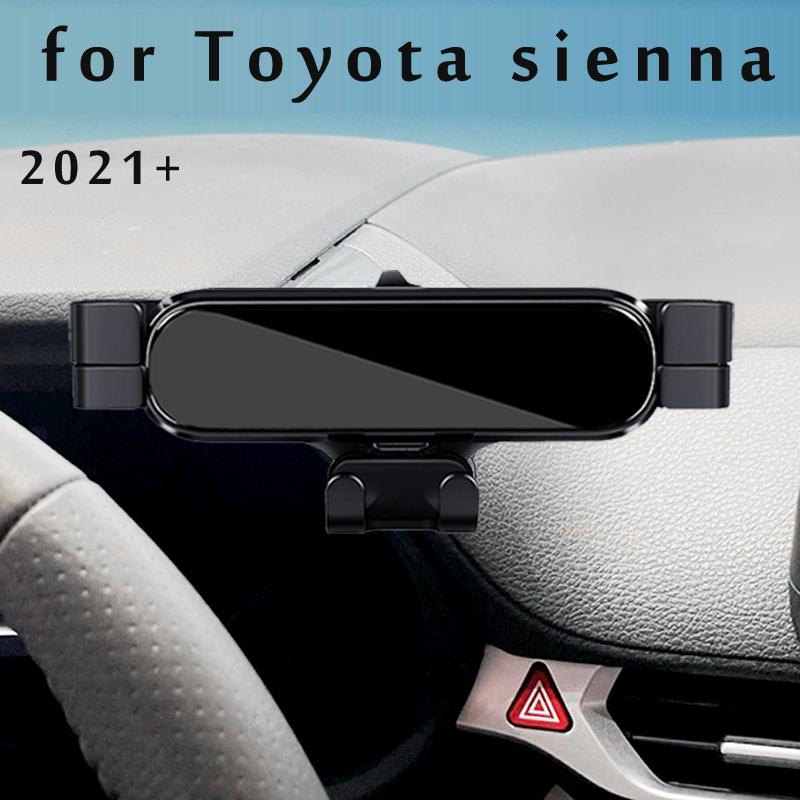 Car Phone Holder For Toyota Sienna 2022 Car Styling Bracket GPS Stand Rotatable Support Mobile