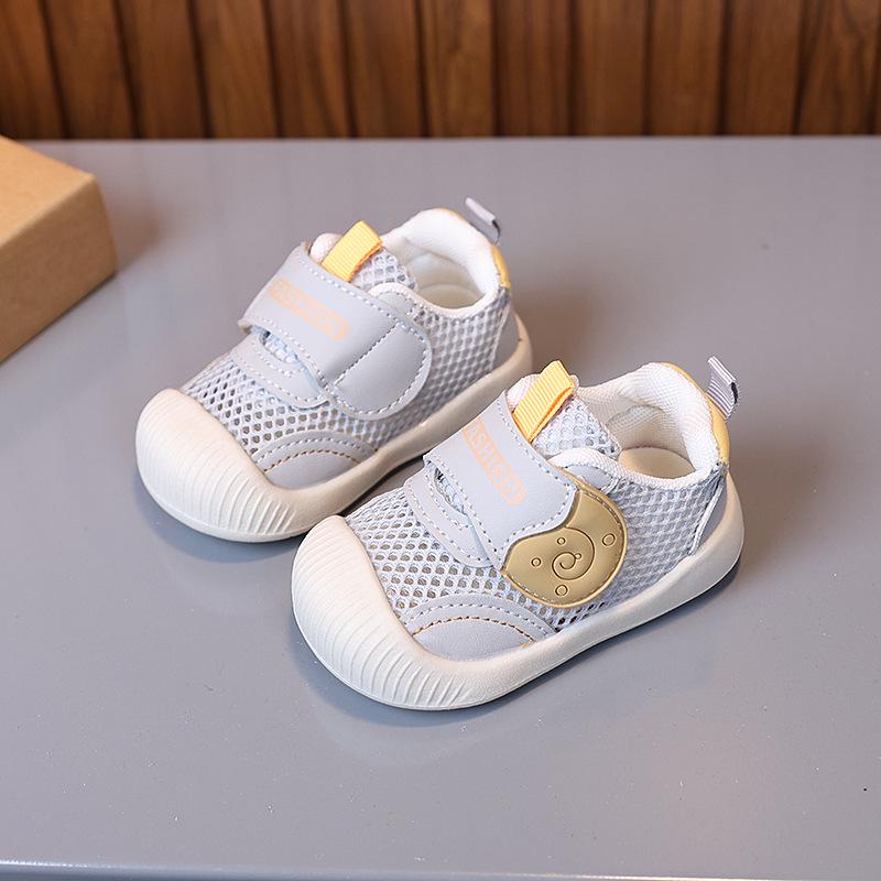 Baby Mesh Walking Shoes - Soft Sole, Breathable, Summer-Ready