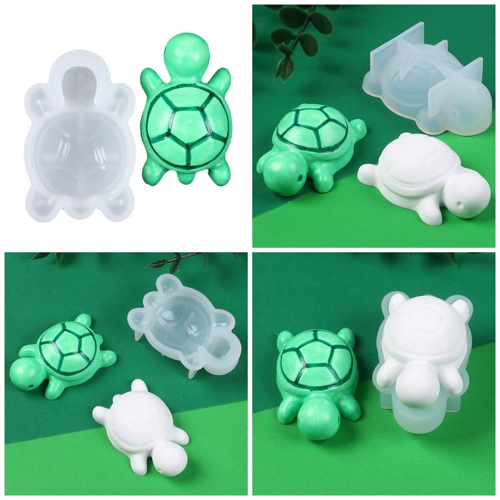 Stylish Handmade Soap and Candle Crafting Turtles Silicone Mould Flexible Home Decoration Supplies for Art Projects