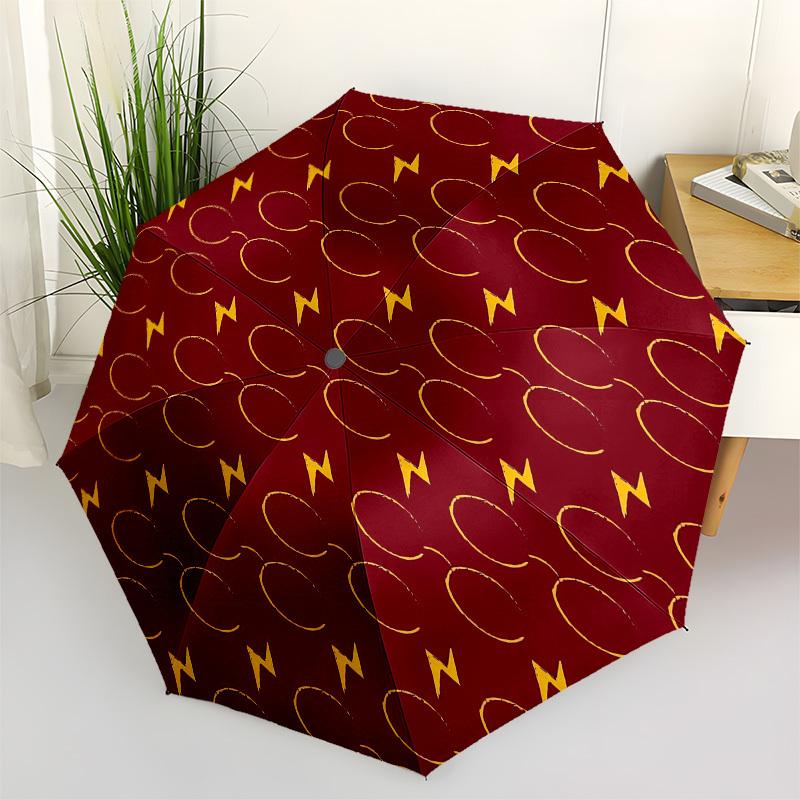 1pc Harry Potter Glasses Lightning Bolt Pattern Umbrella with Plastic Handle,Suitable for All Seasons Travel Outdoor Multi-functional UmbrellaDCS051
