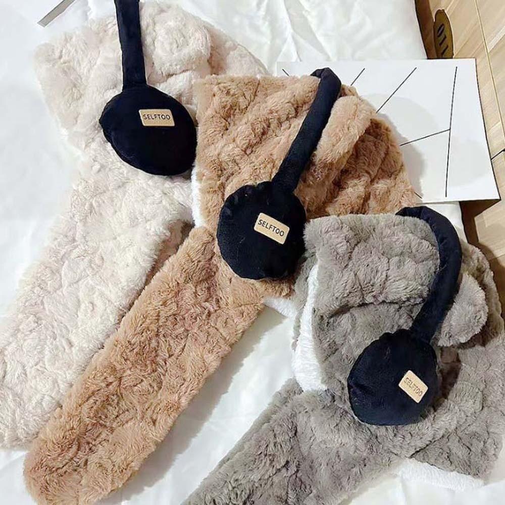 Anti-cold Bear Lei Feng Hat Windproof Ear Protection Cap Skiing Winter Plush Hat  Women