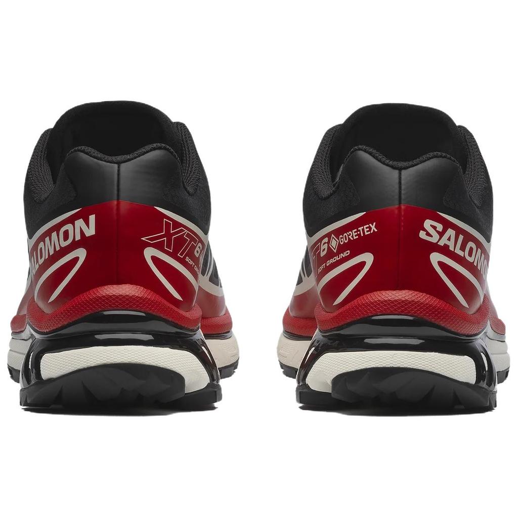SALOMON Xt-6 Gtx Comfortable Durable Low-Top Running Shoes Unisex Running Shoes Black Red 479749