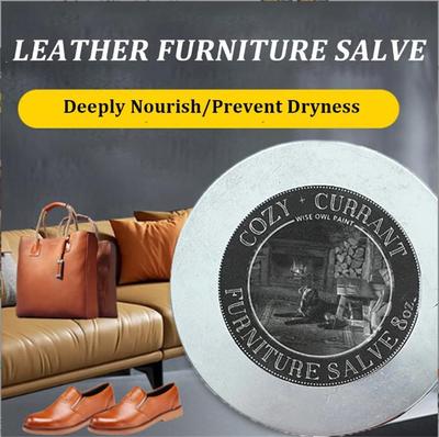 Ledermöbelsalbe Sicherer Lederreiniger Möbelsalbe für Leder mit Bürste Möbelschutzcreme