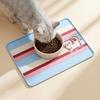 Soft Rubber Pet Mat Waterproof Non Slip Cat Dog Feeding Placemat Leakproof Food Bowl Tray Pet Supplies