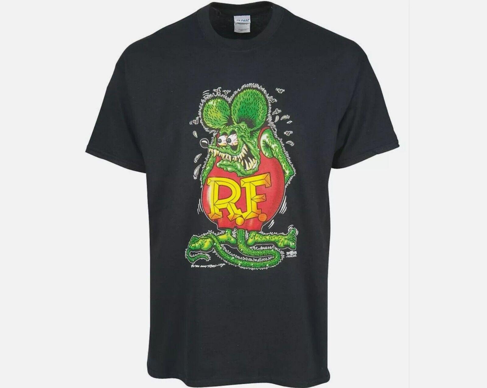 26 New Ed Roth Rat Fink T Shirt Black All Size Unisex T-Shirt L